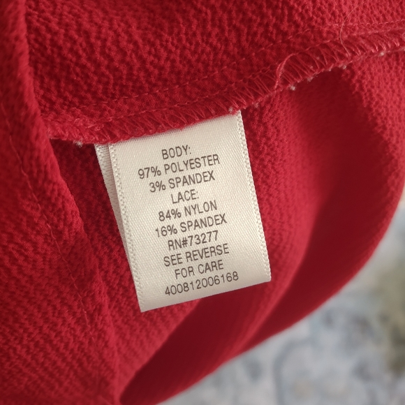 NWOT Candie's Romantic Ruffle Blouse - Picture 4 of 4